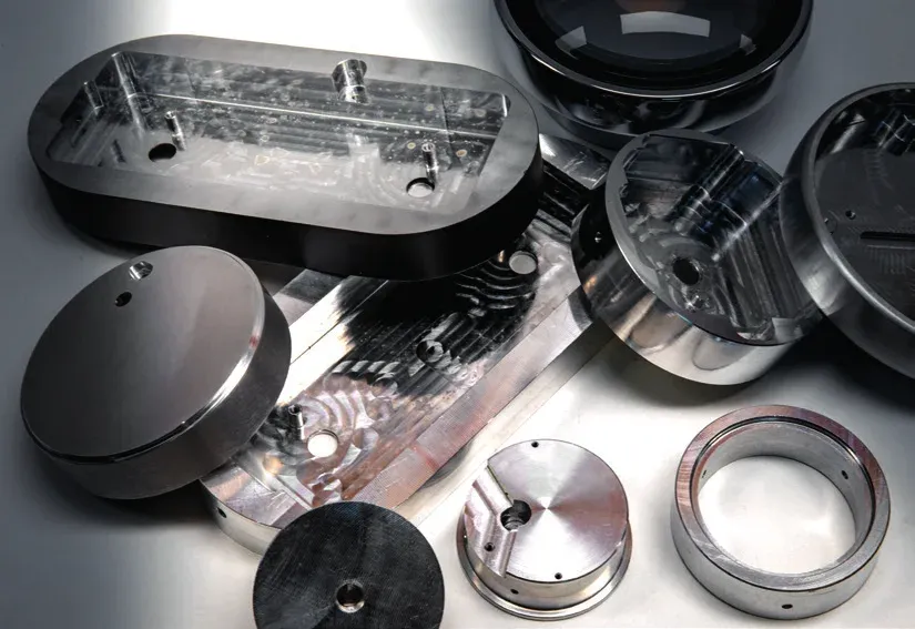 Gefräste Gehäuseteile und Ringe aus Aluminium Gefräste Gehäuseteile und Ringe aus Aluminium