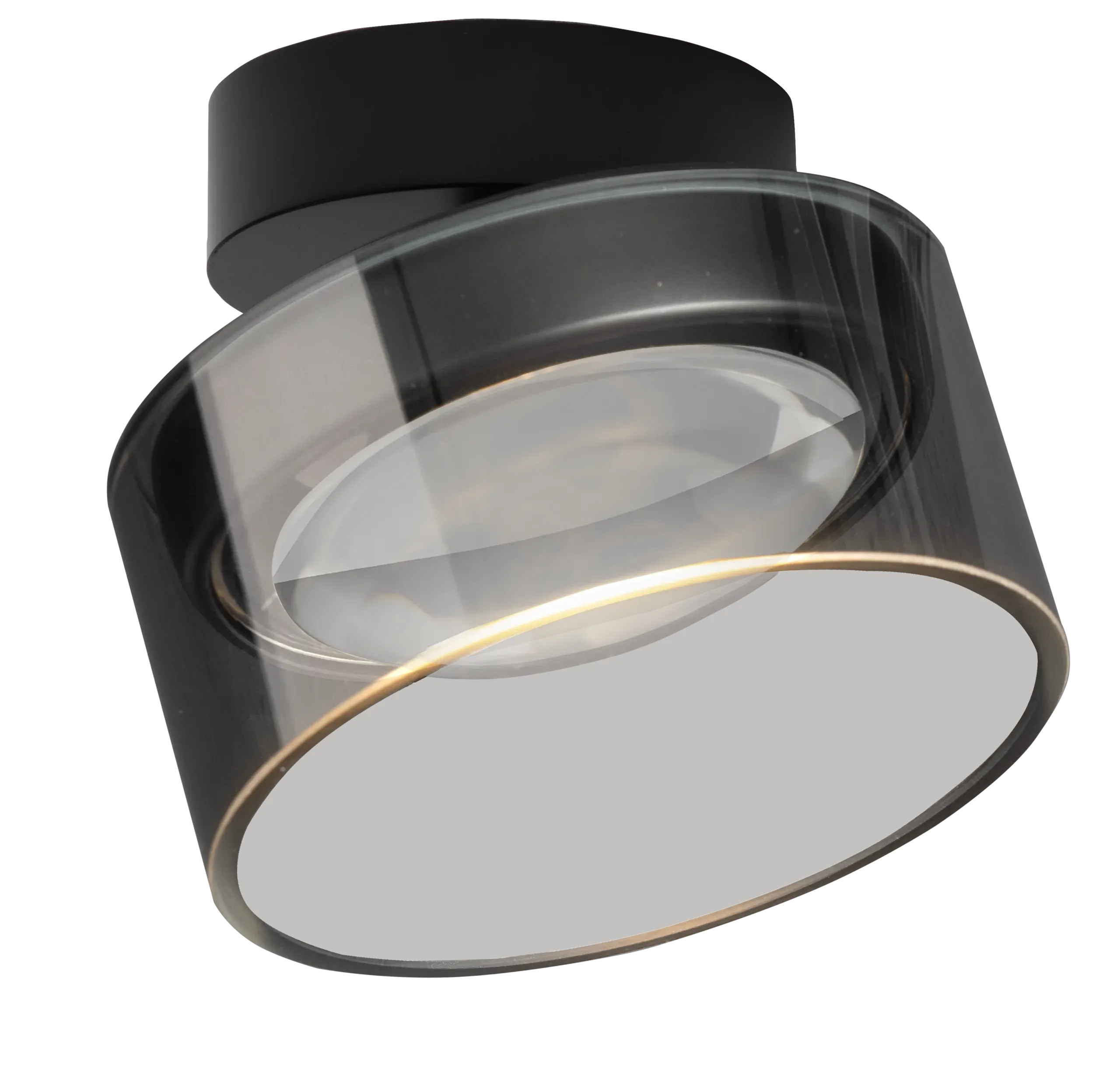 Fly Glas, Aufbauspot in Rauchglas Fly Glas, Aufbauspot in Rauchglas