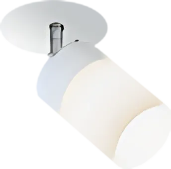 Lenxx Halbeinbauspot in Glas opal