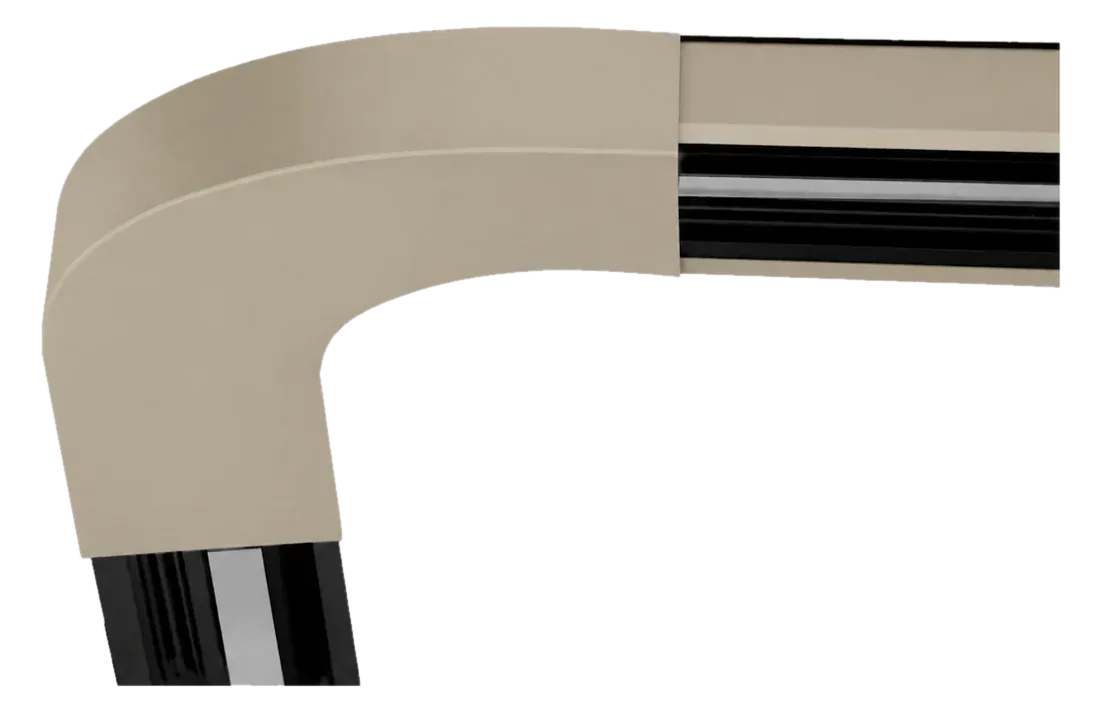 TRIvario L-Verbinder rund in Cashmere