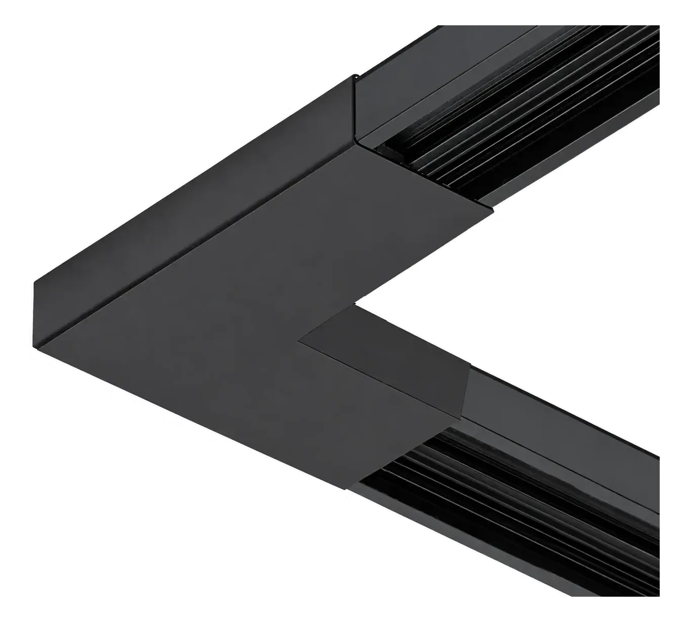 TRIvario L-Verbinder horizontal in Schwarz